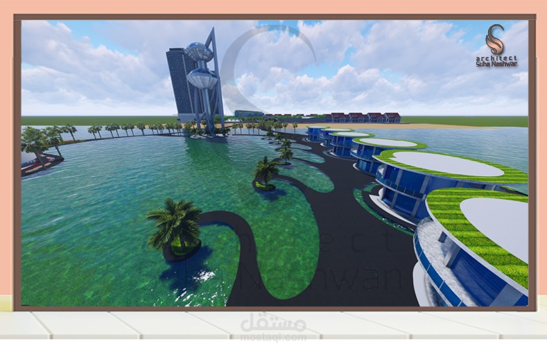 تصميم مدينة سياحية ترفيهية