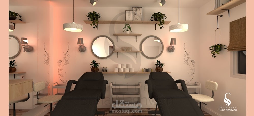 قسم المكياج لصالون تجميل في عُمان