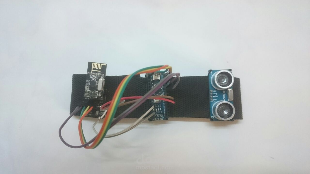 تصميم حزام ذكي لتجنب العقبات لشخص بالغ (مشروع تخرج مهندسين الكترونيات)