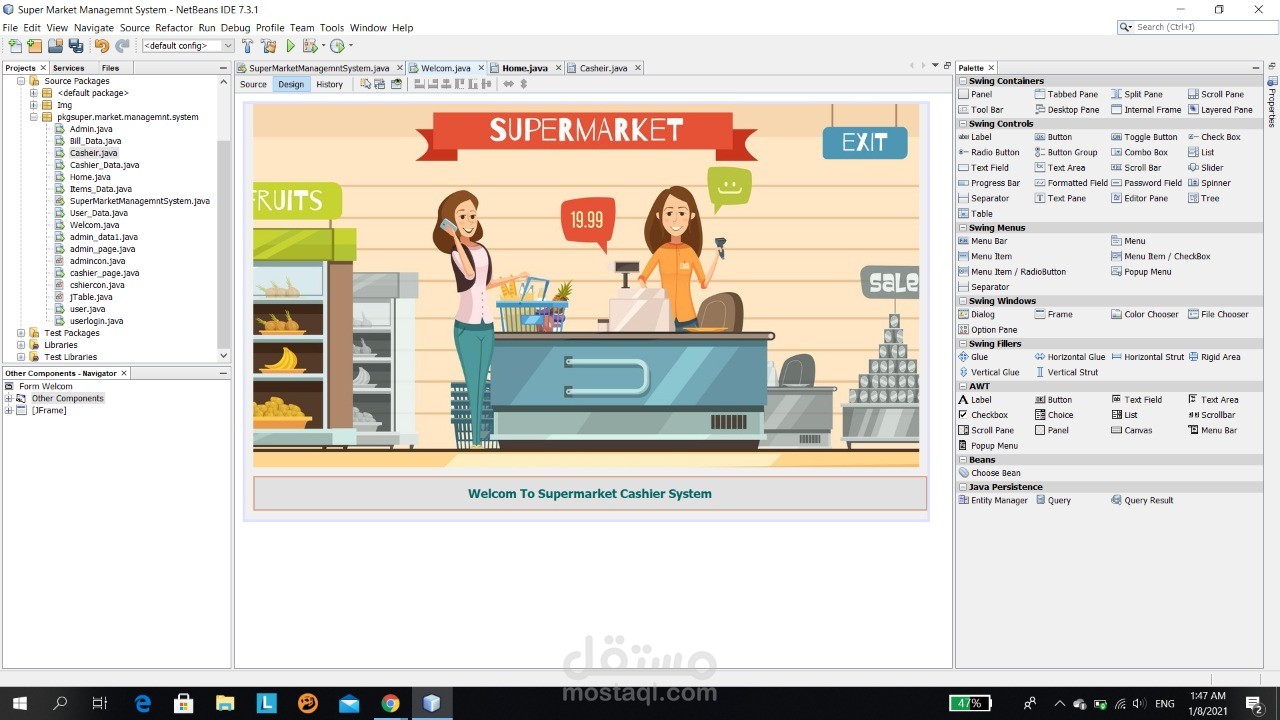 Supermarket Cashier System