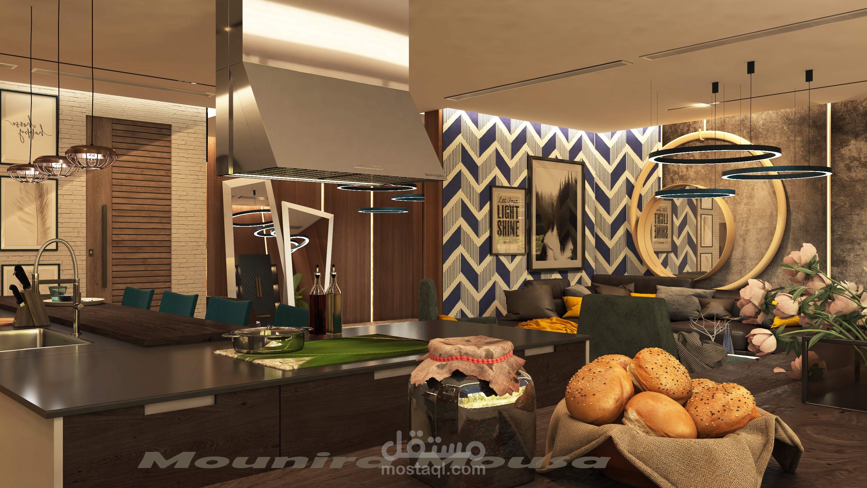 تصميم داخلي   - Interior design   - 3D