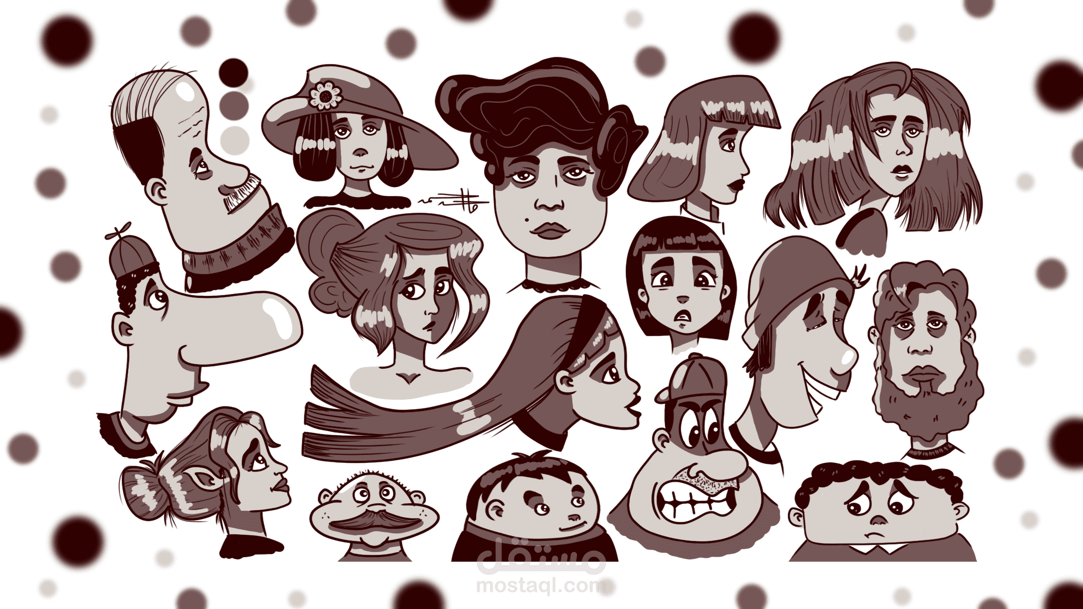 تصميم شخصيات