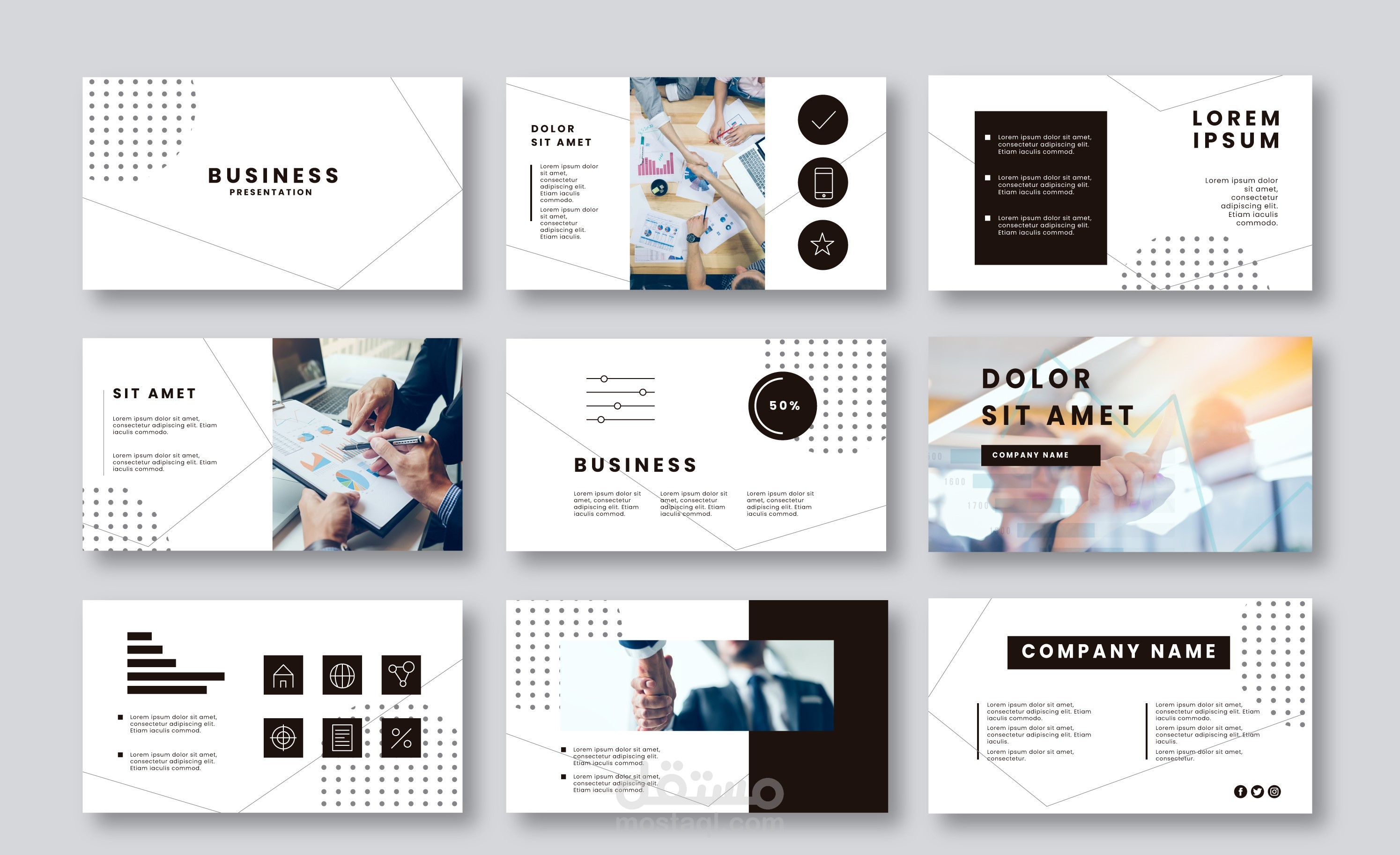 إعداد عروض أعمال احترافية للشركات باستخدام PowerPoint