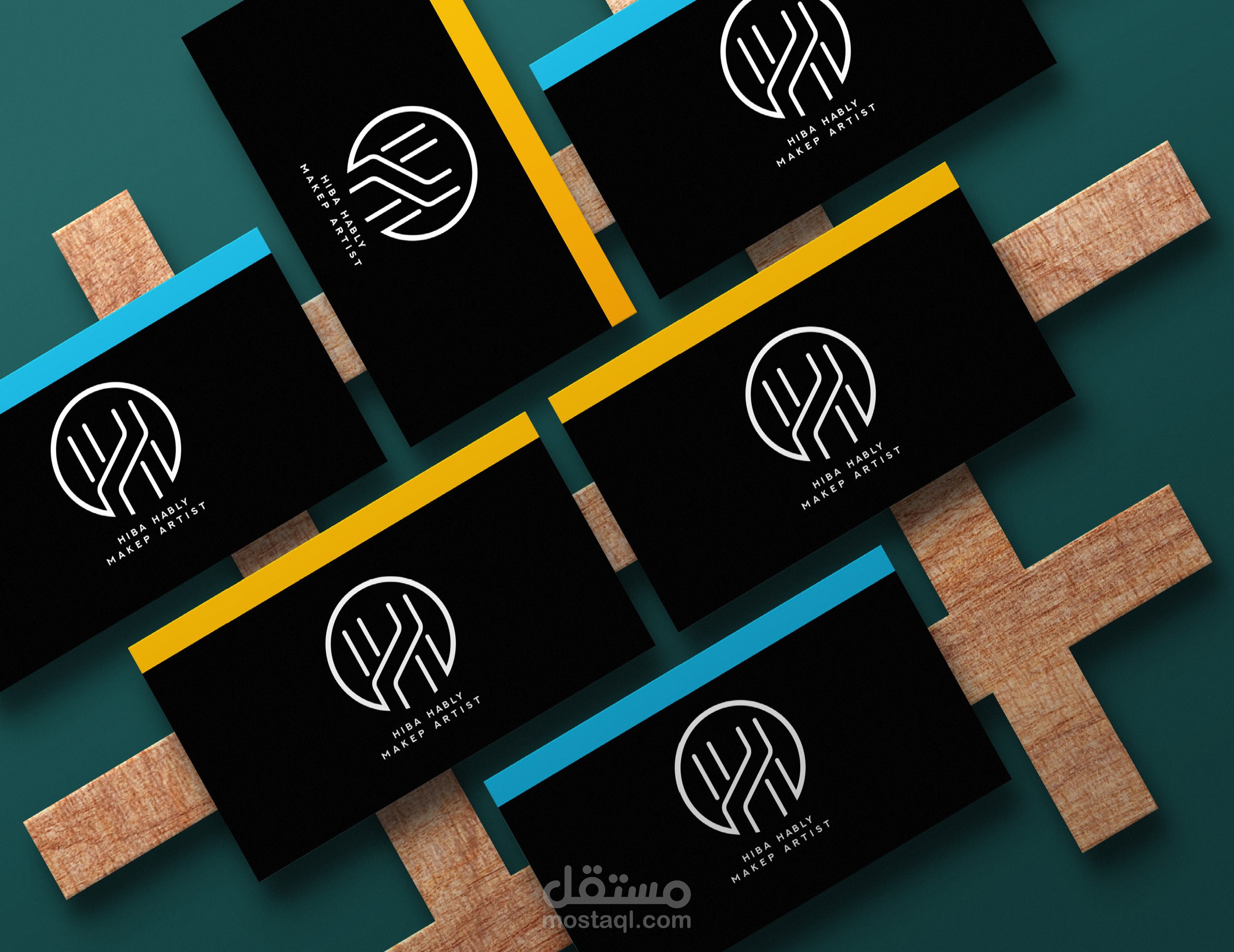 شعار لمحل makep artist