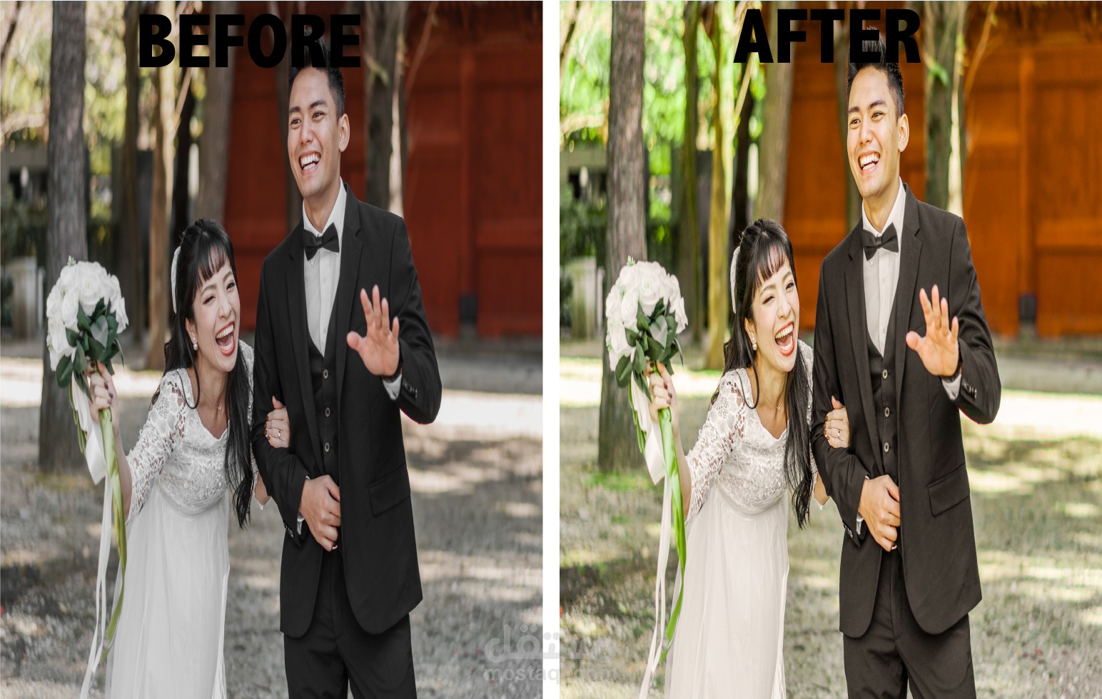 I will by adjusting the colors on the pictures very professionally