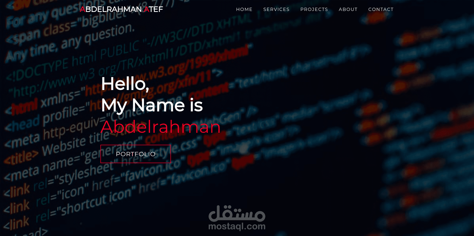 هذه هي صابقة الاعمال الخاصة بي