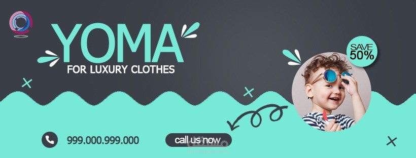 تصميم غلاف لمحل ملابس