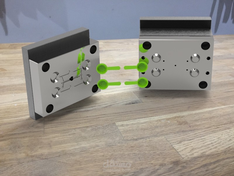 3D design for injection mold
