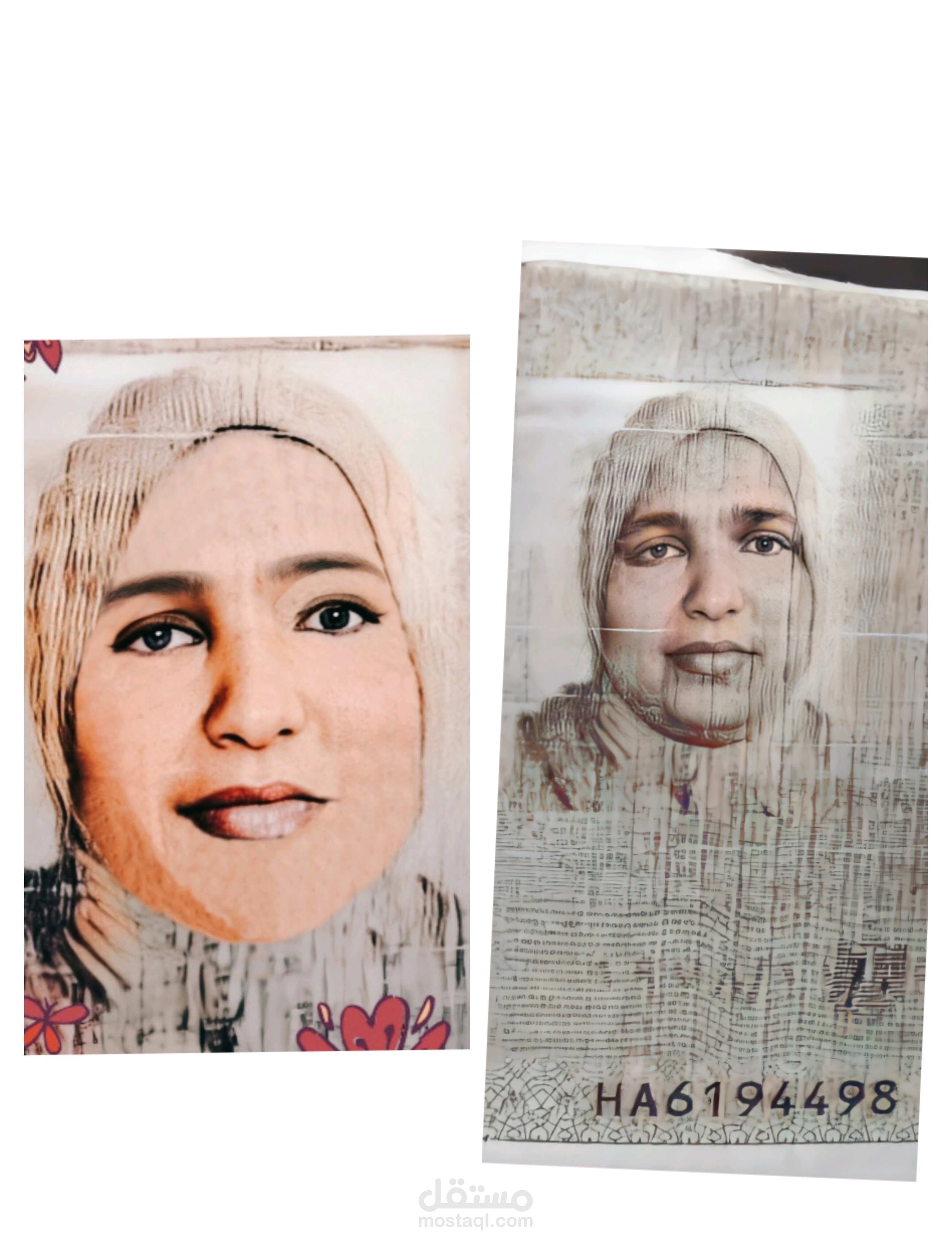 تلوين صورة قديمة ابيض واسود صورة بطاقة