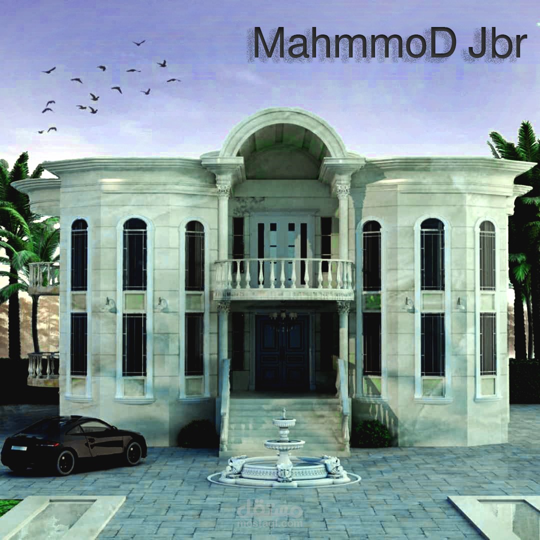 تصميم فيــلا مميــز  2D & 3D + إنشائي + كهربائي + وصحية