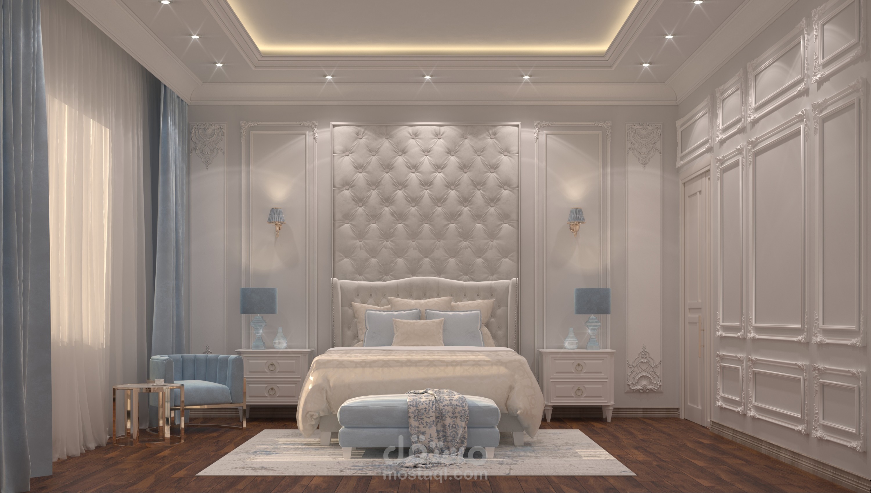 تصميم داخلي لغرفة نوم