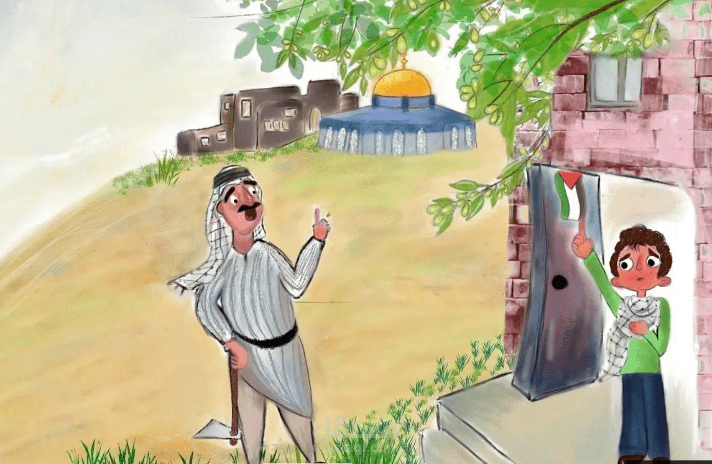 هنا أرضي ولو بخيمة!
