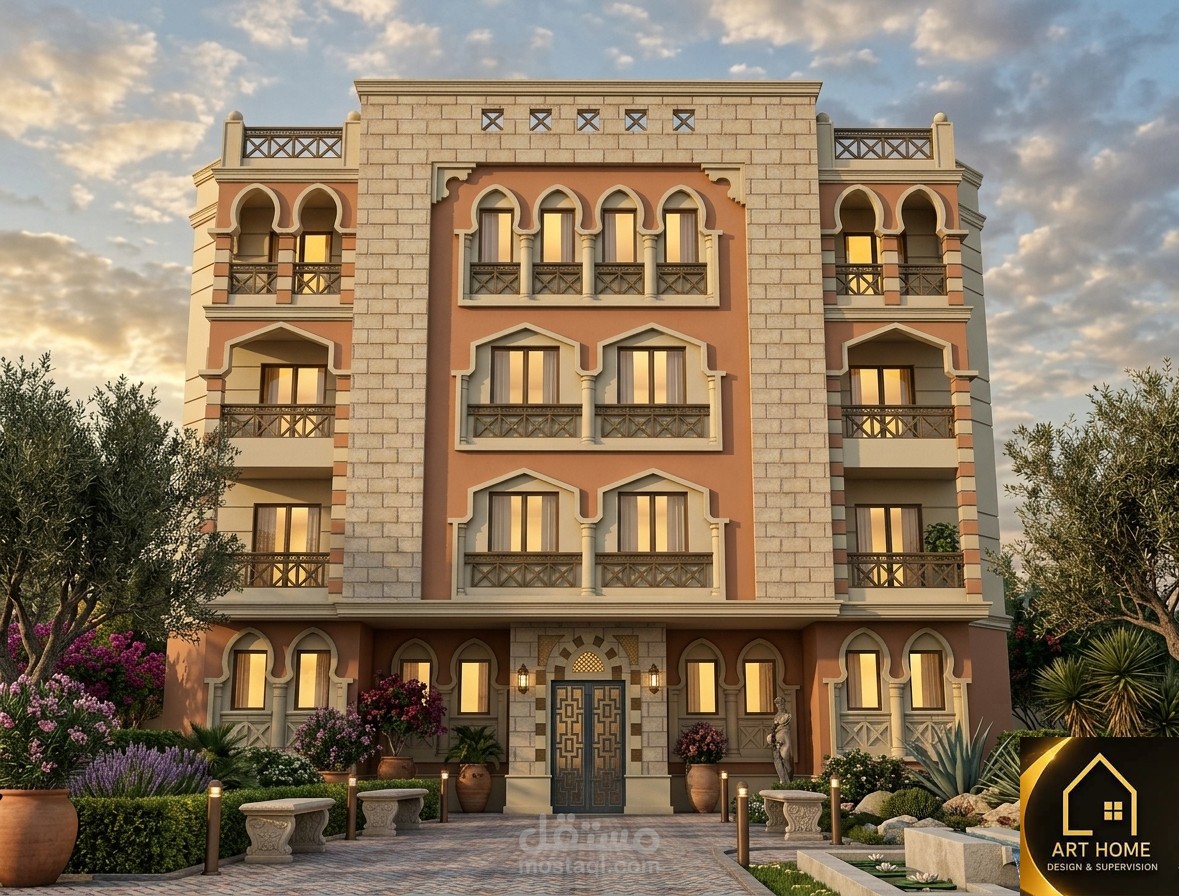 تصميم عمارة سكنية بمدينة العبور