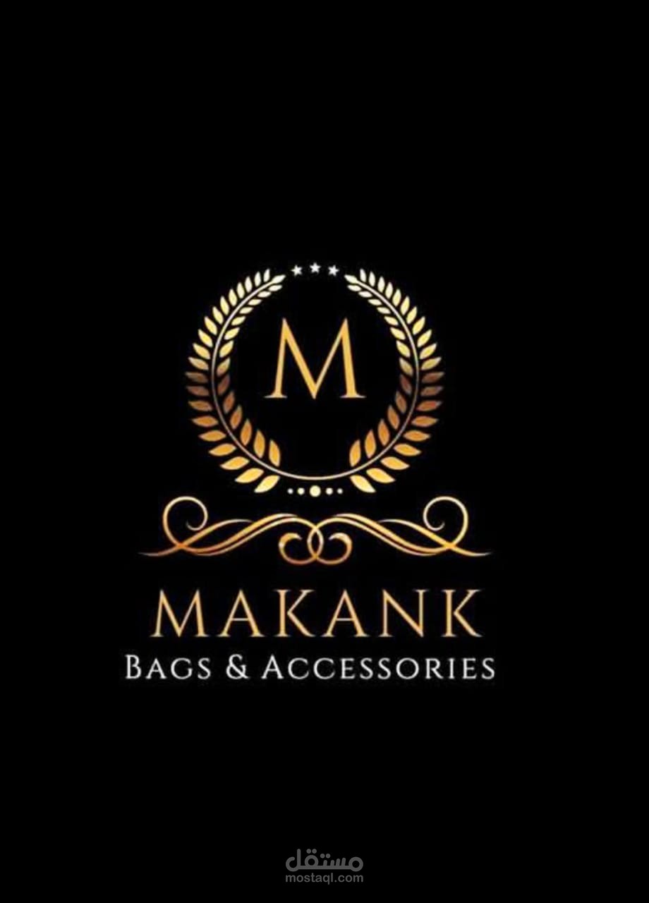 شعار فاخر (Luxury) لعلامة تجارية (MAKAN K) - تصميم رمزي