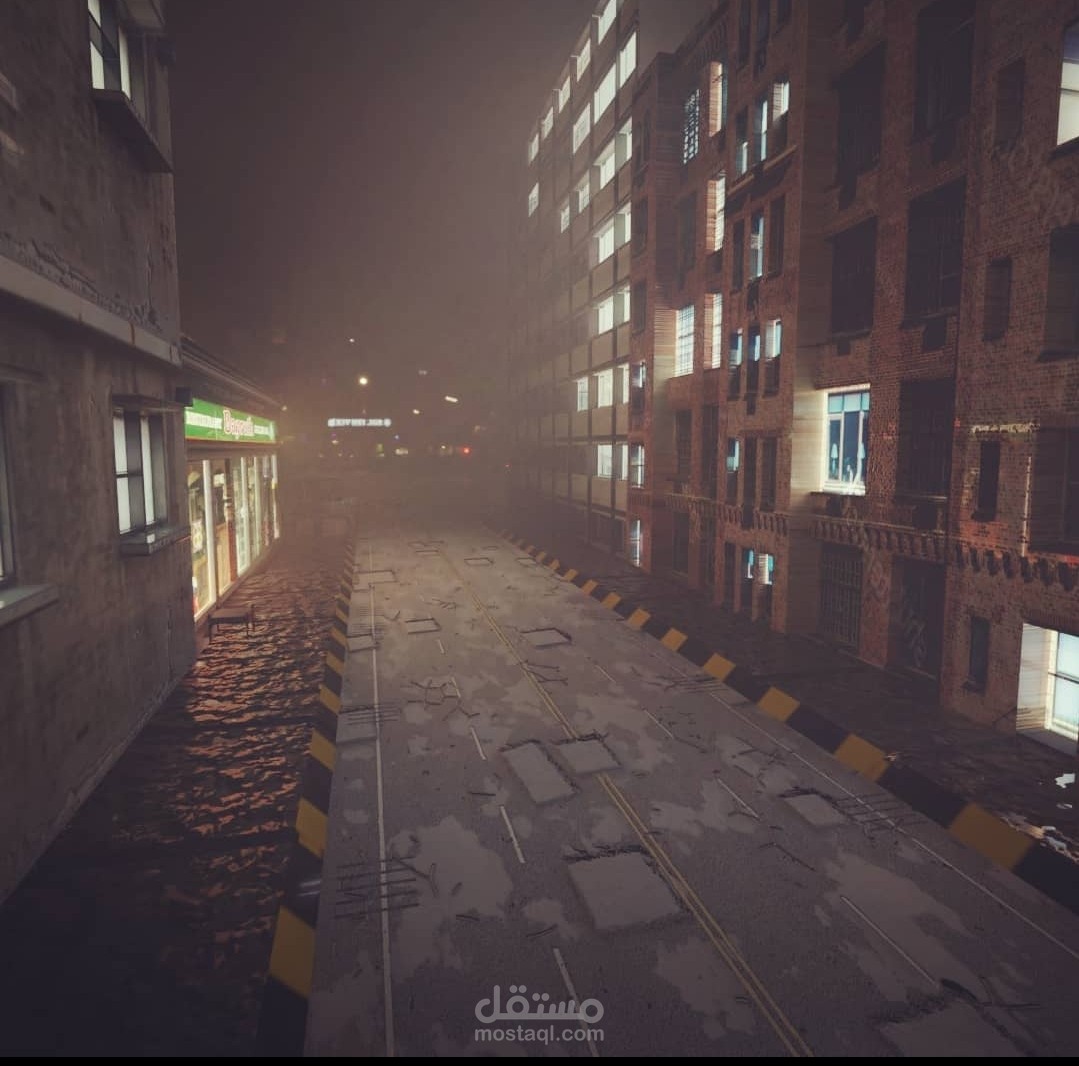 3d environment street