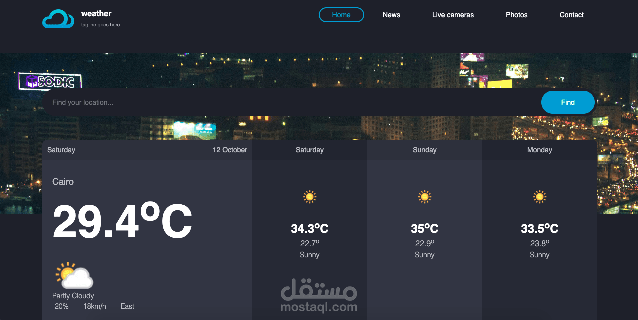 weather website