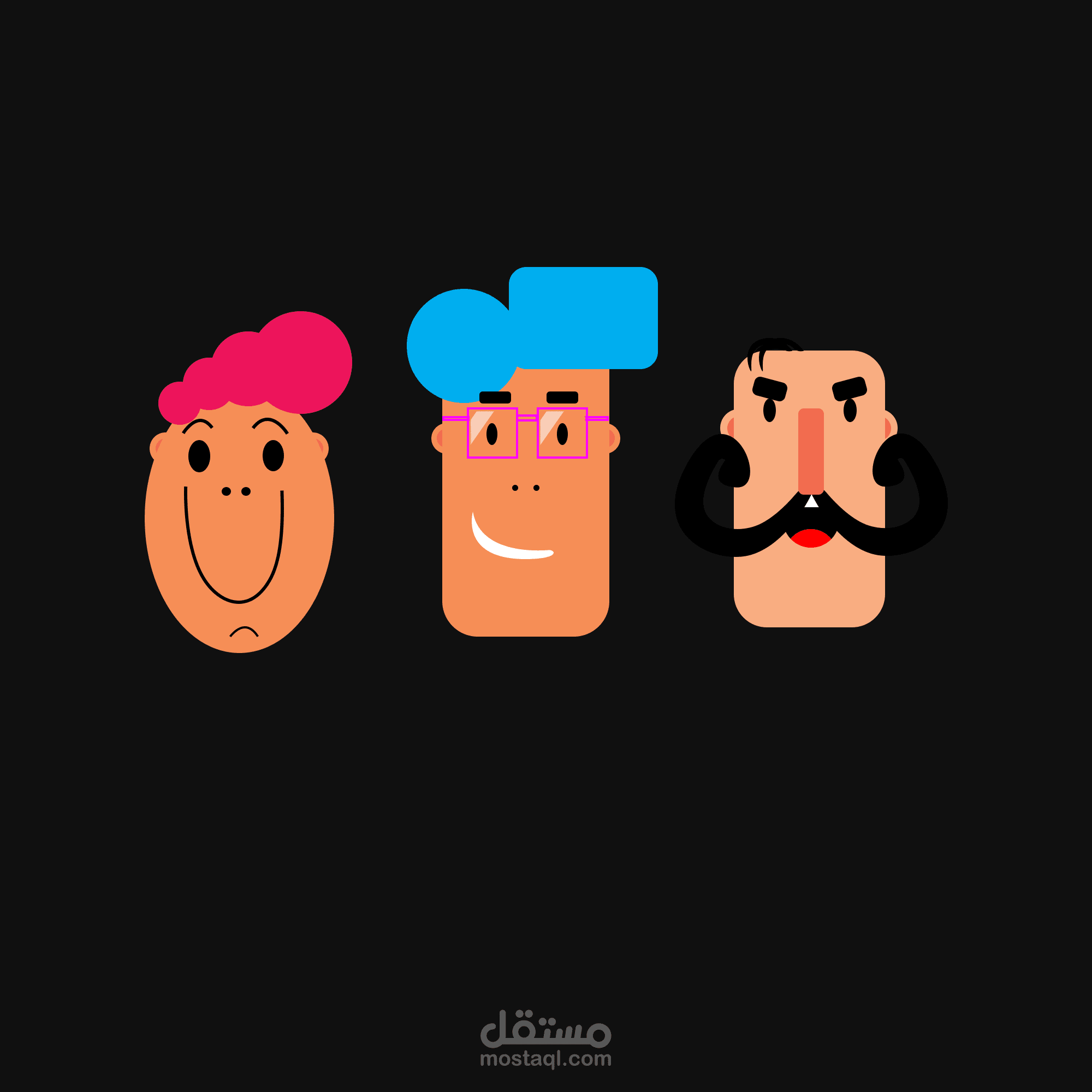 تصميم شخصيات