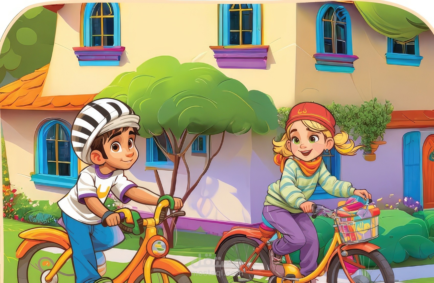 Children's Stories, #AI #AIART #MIDJOURNEY #playgroundai by  OsamaFares#