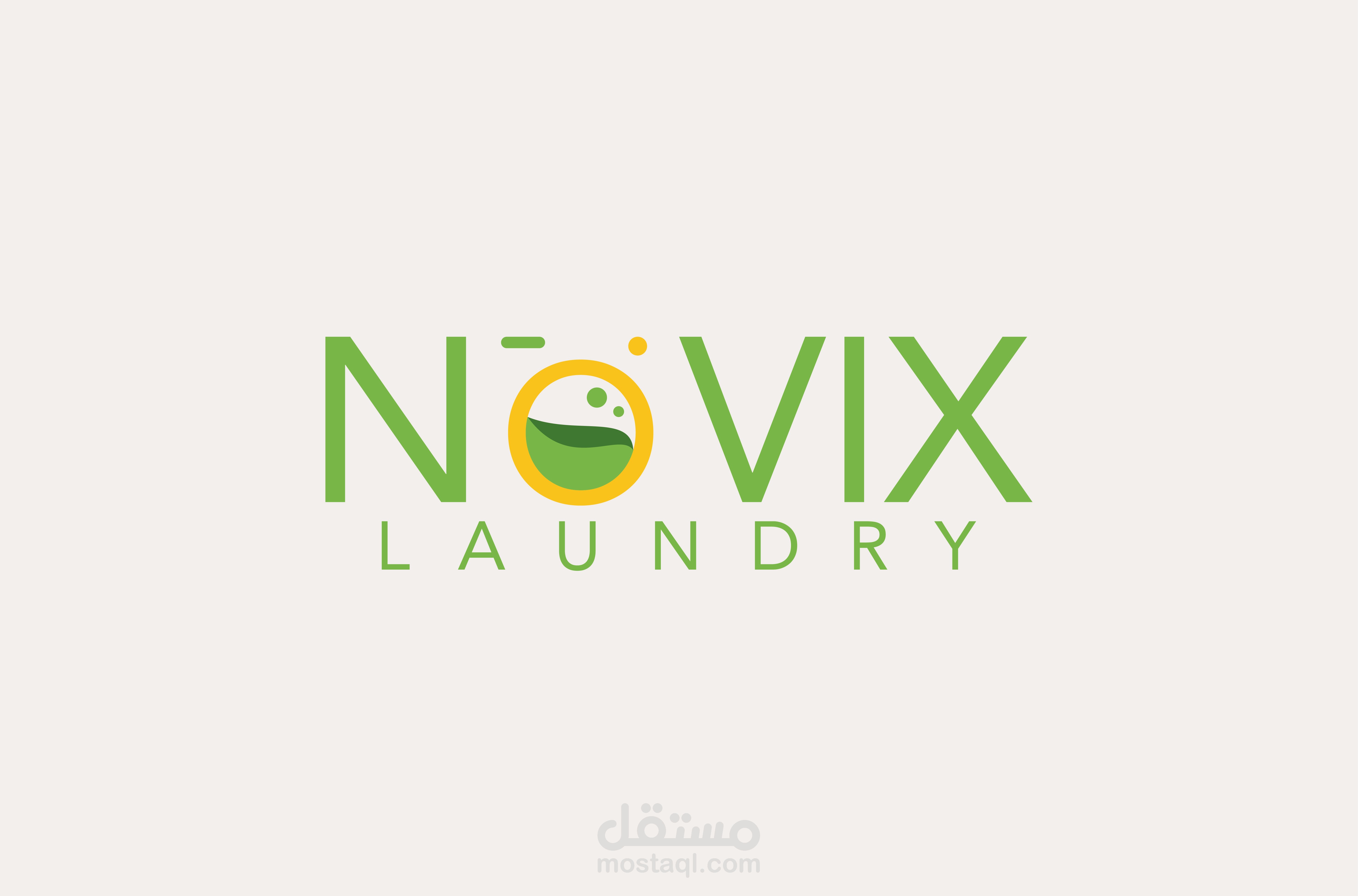 Visual identity (Novix Laundry) هوية بصرية كاملة