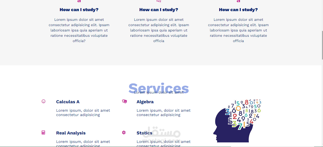 موقع HTML and CSS (pure)