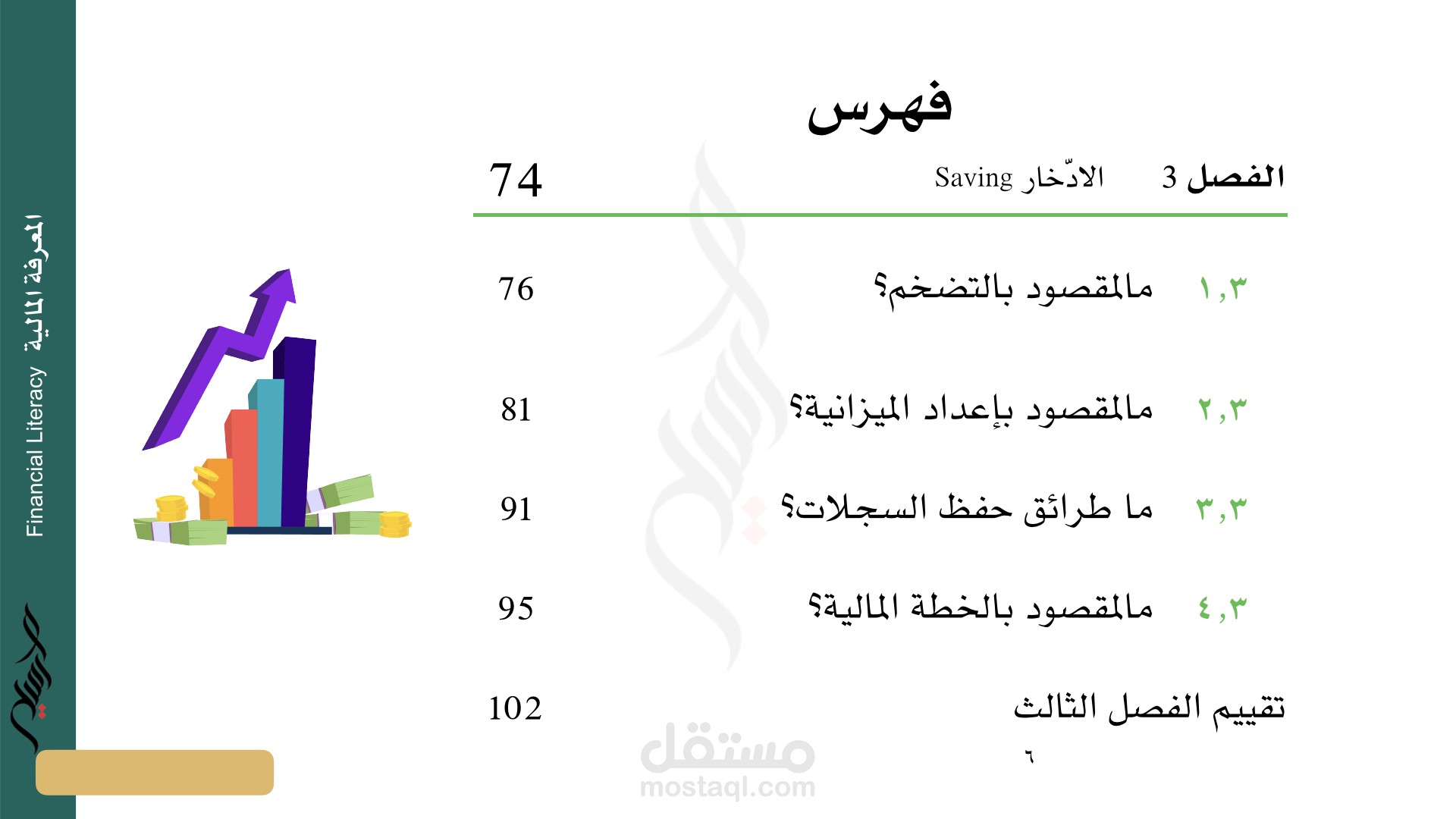 المعرفة المالية