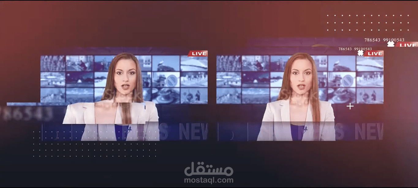 اعلان لمجموعة قنوات فضائية