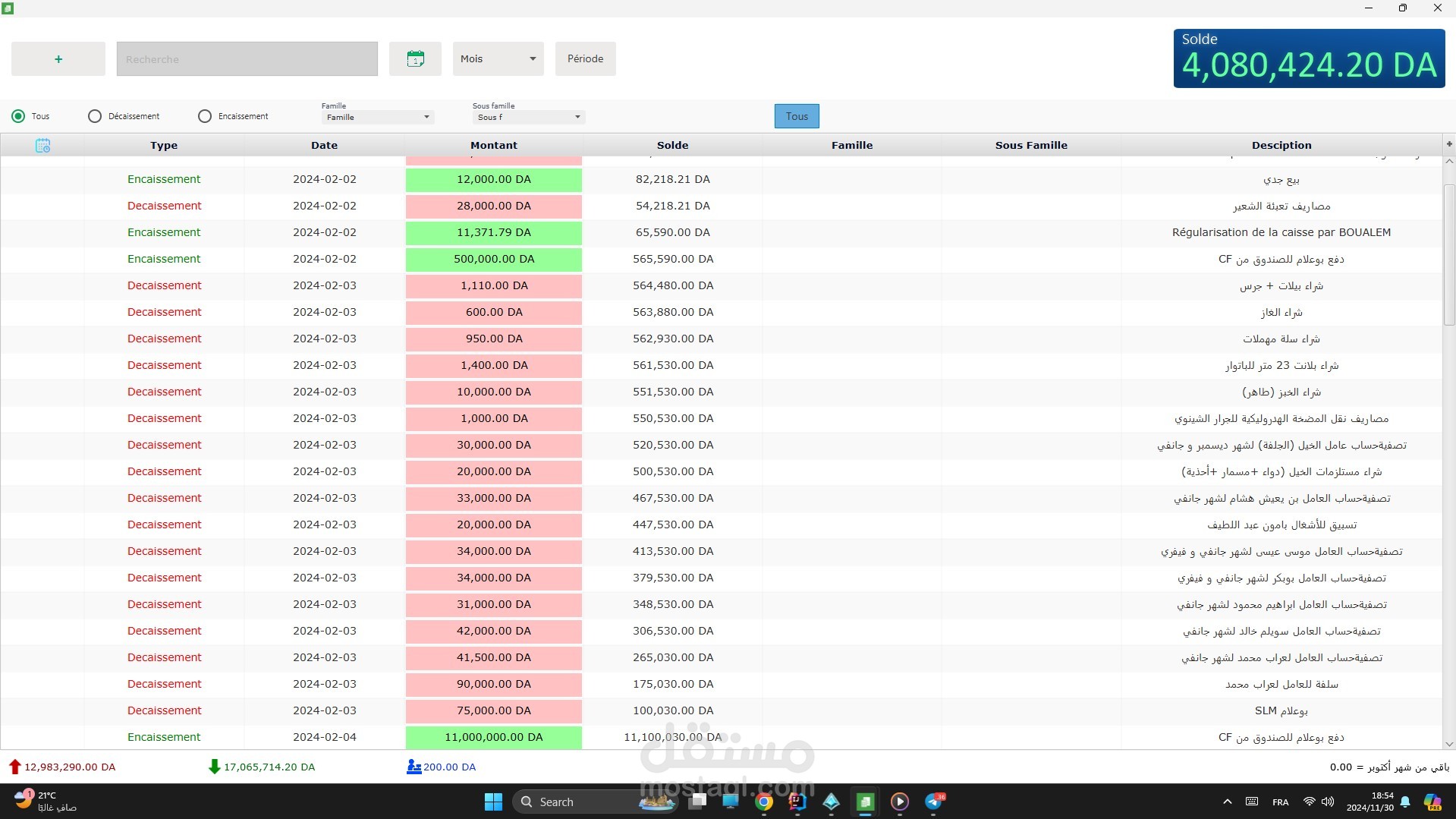 برنامج تسيير مزرعة يشمل المصاريف المبيعات و حتى تسميد الحقول , يشمل المصاريف المبيعات و حتى تسميد الحقول