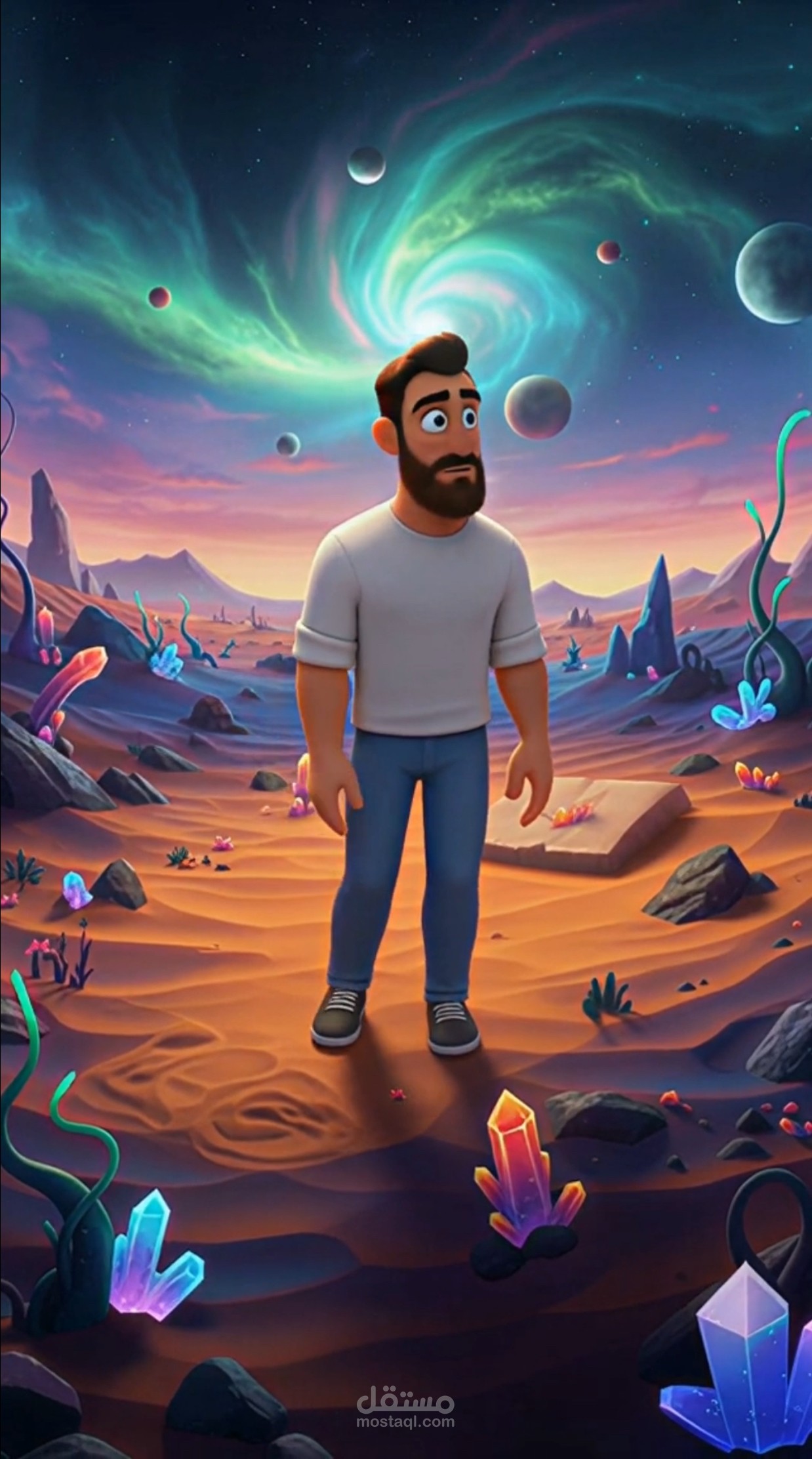 فيديو تشويقي سينمائي بالذكاء الاصطناعي لبناء هوية بصرية لعلامة HumerAI