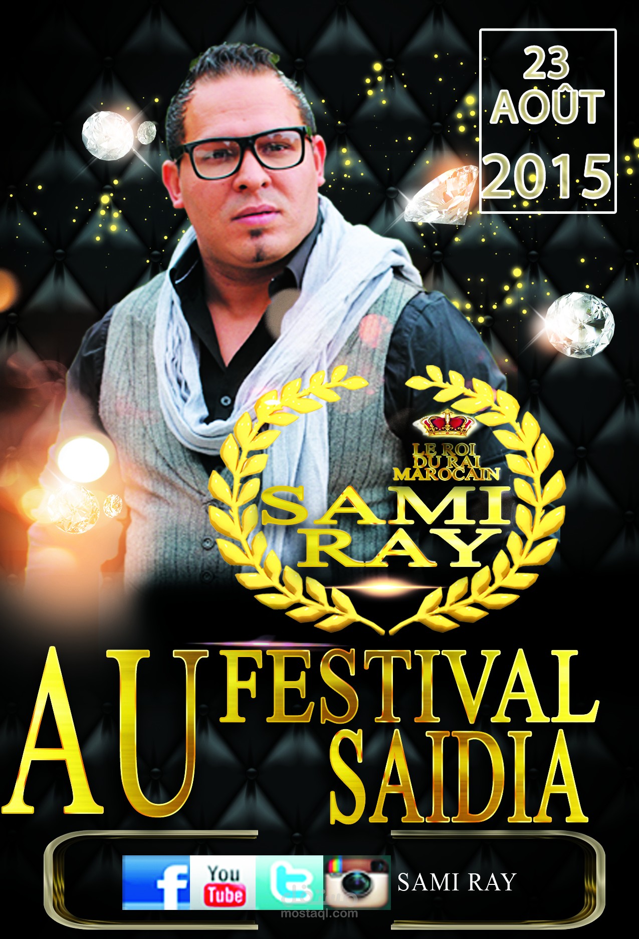 Flyer  for Artist In Festival,  . By me : Hamza Meliani