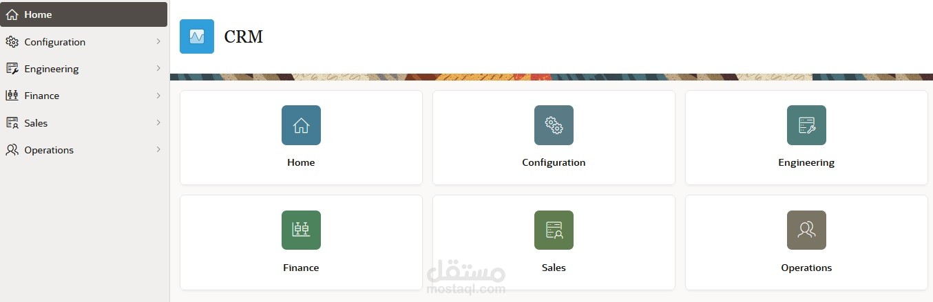 مشروع CRM كامل