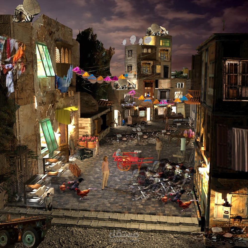 تصميم حاره بالاسكندريه