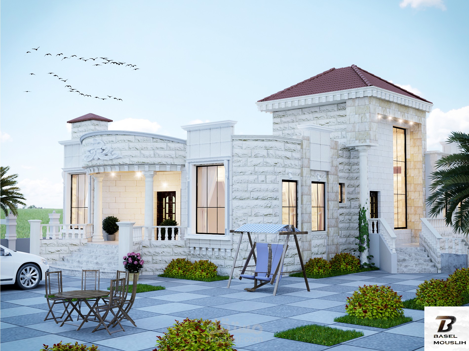 تصميم فيلا سكنية