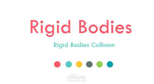 عرض تقديمي لمشروع محاكاة حركة كرات و تصادمها