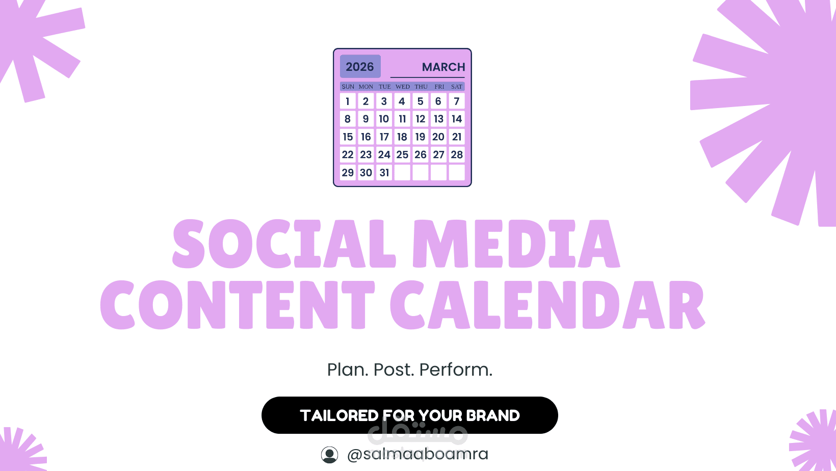 Social Media Content Calendar