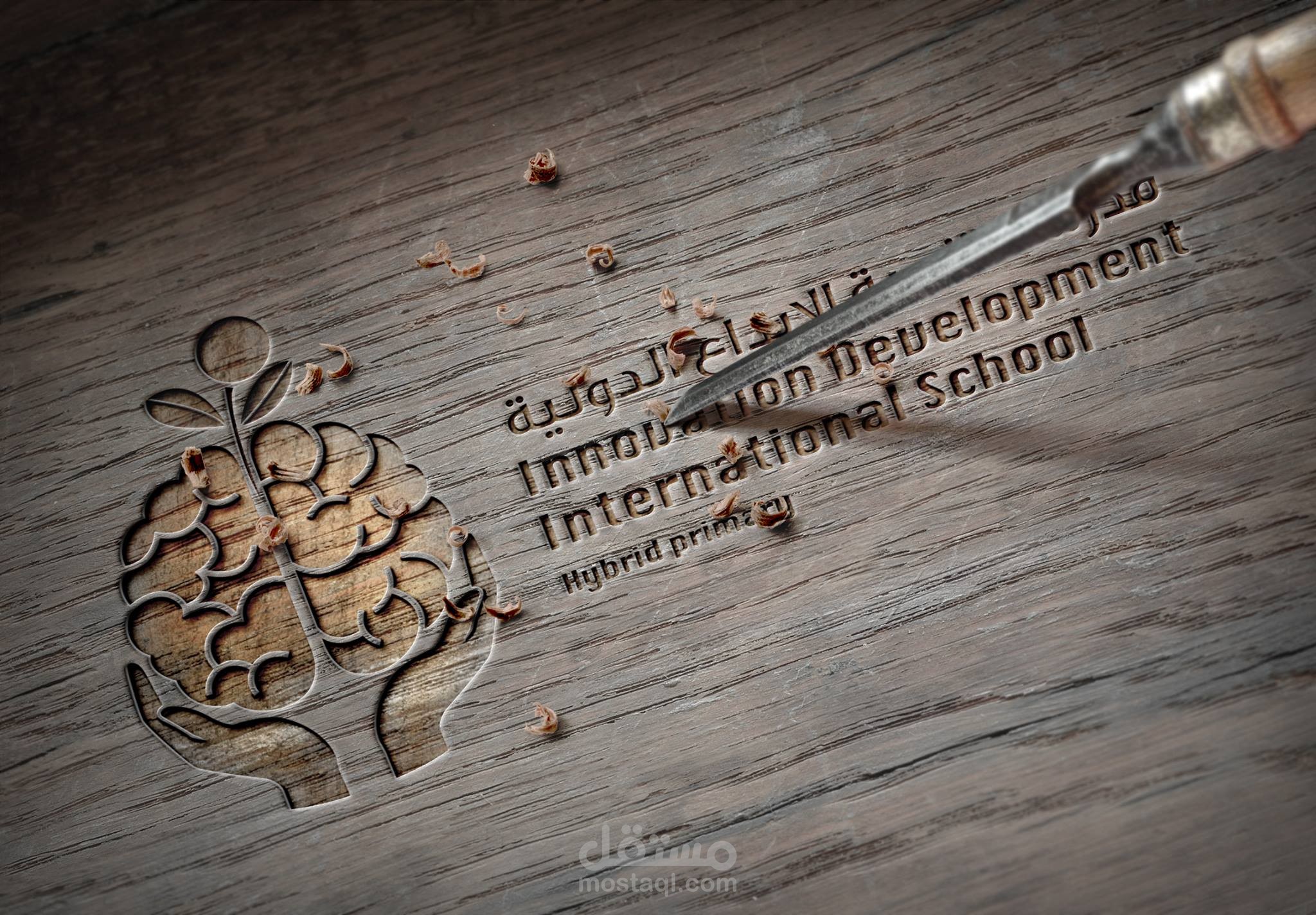 تصميم وطباعة الهوية البصرية (Visual identity) الخاصة بمدرسة تنمية الإبداع الدولية