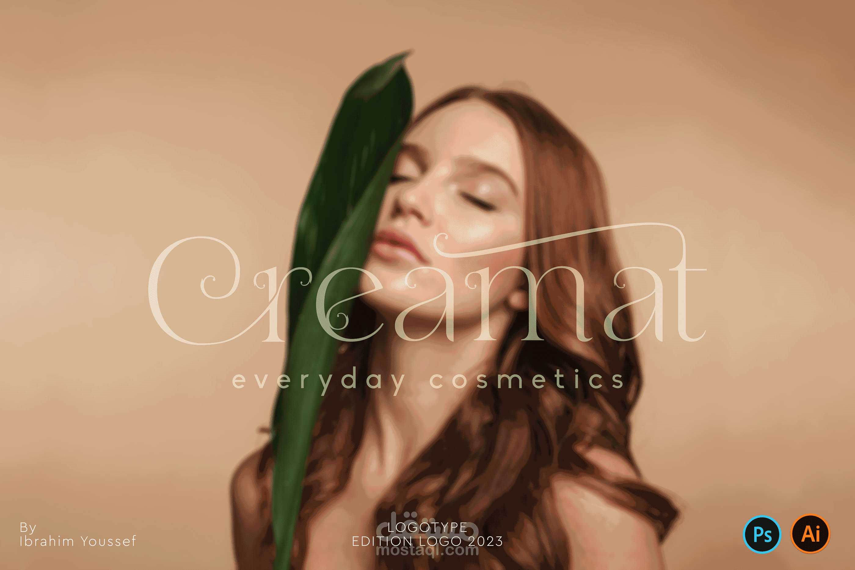 تصميم هوية تجارية Creamat