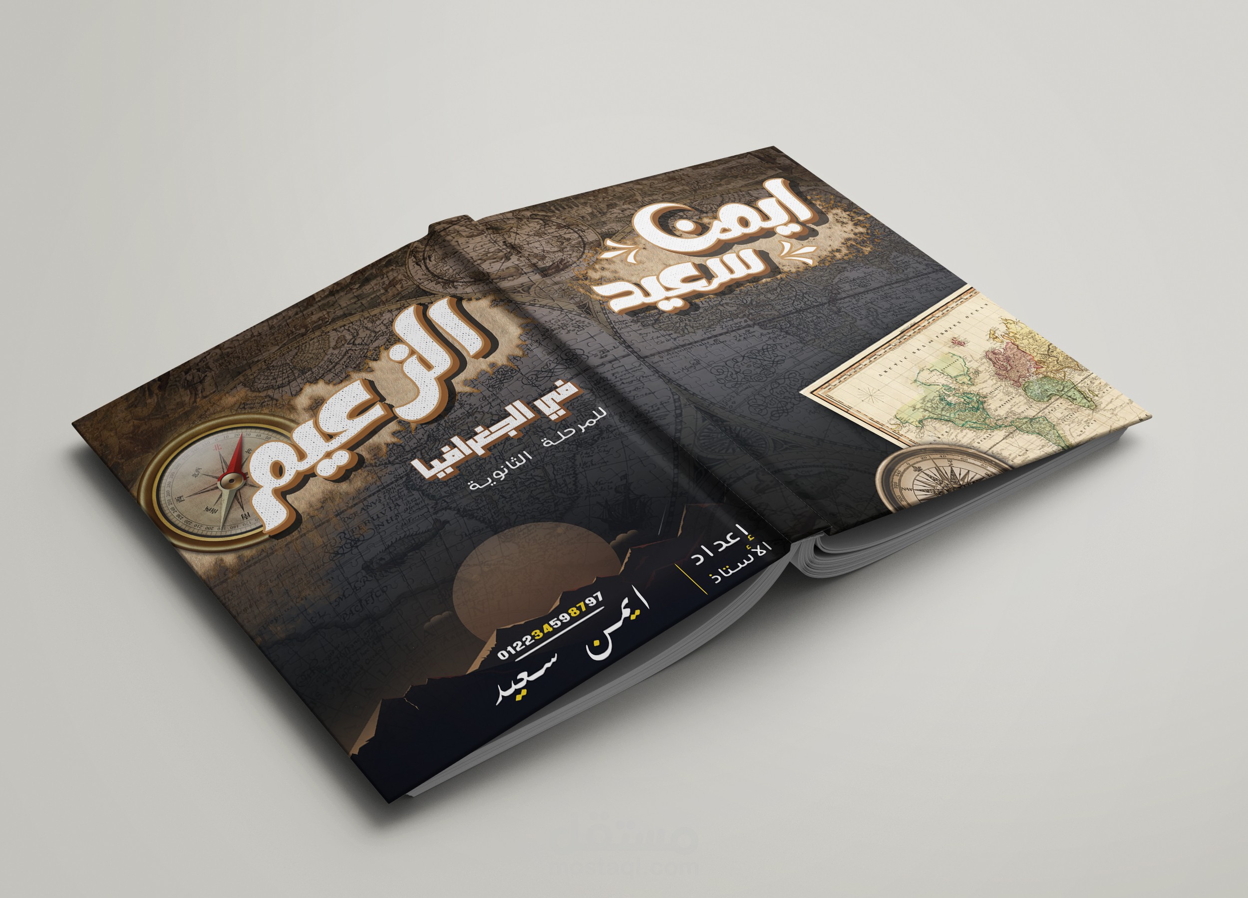 تصميم غلاف مذكرة جغرافيا
