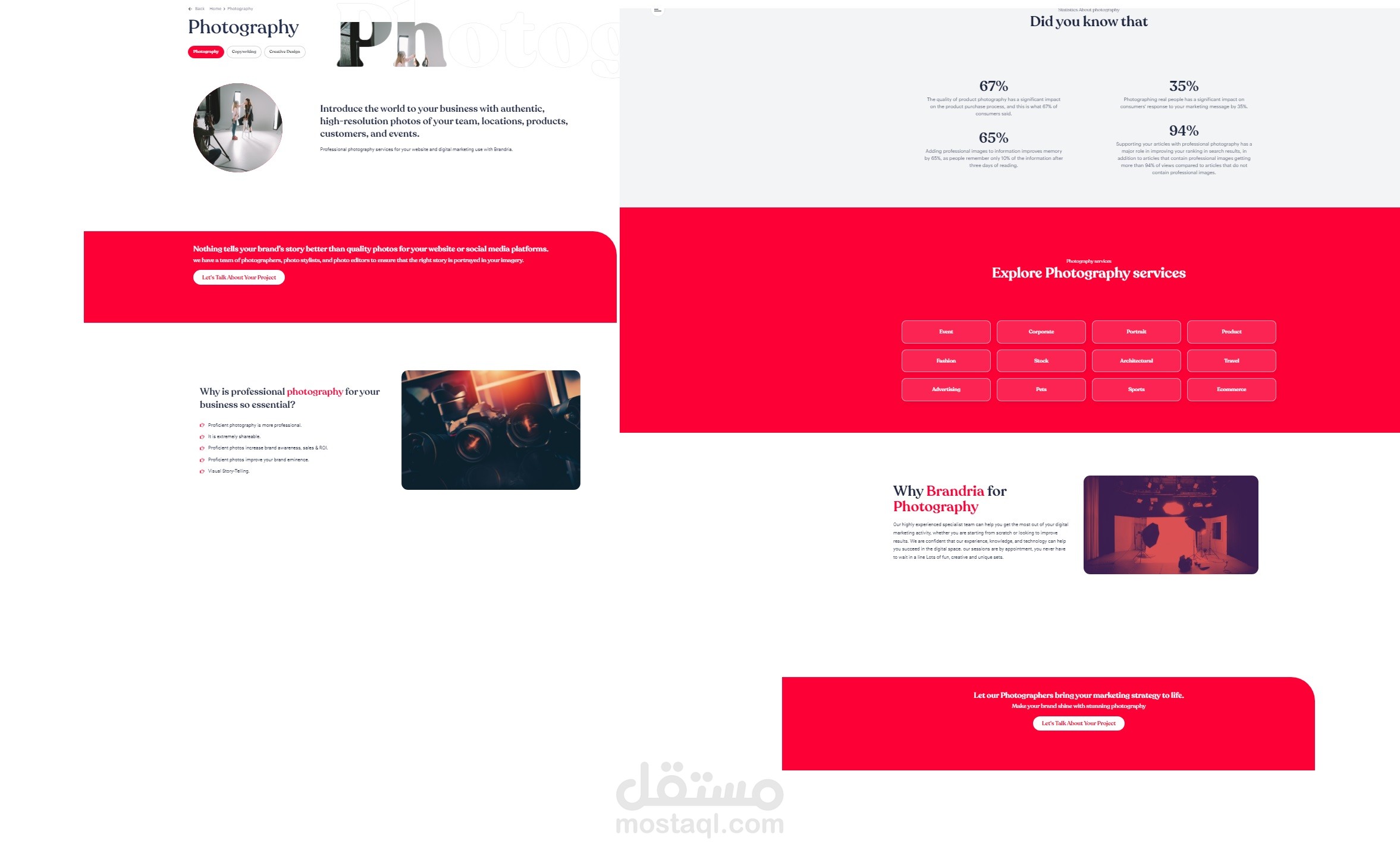 تصميم موقع لوكالة تسويق الكتروني (Digital Marketing agency)