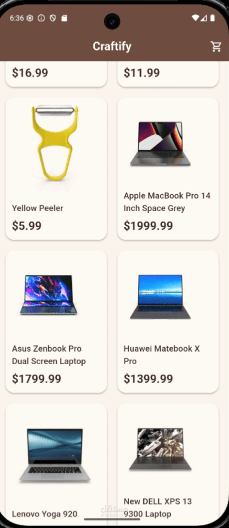 Craftify (FakeStore)