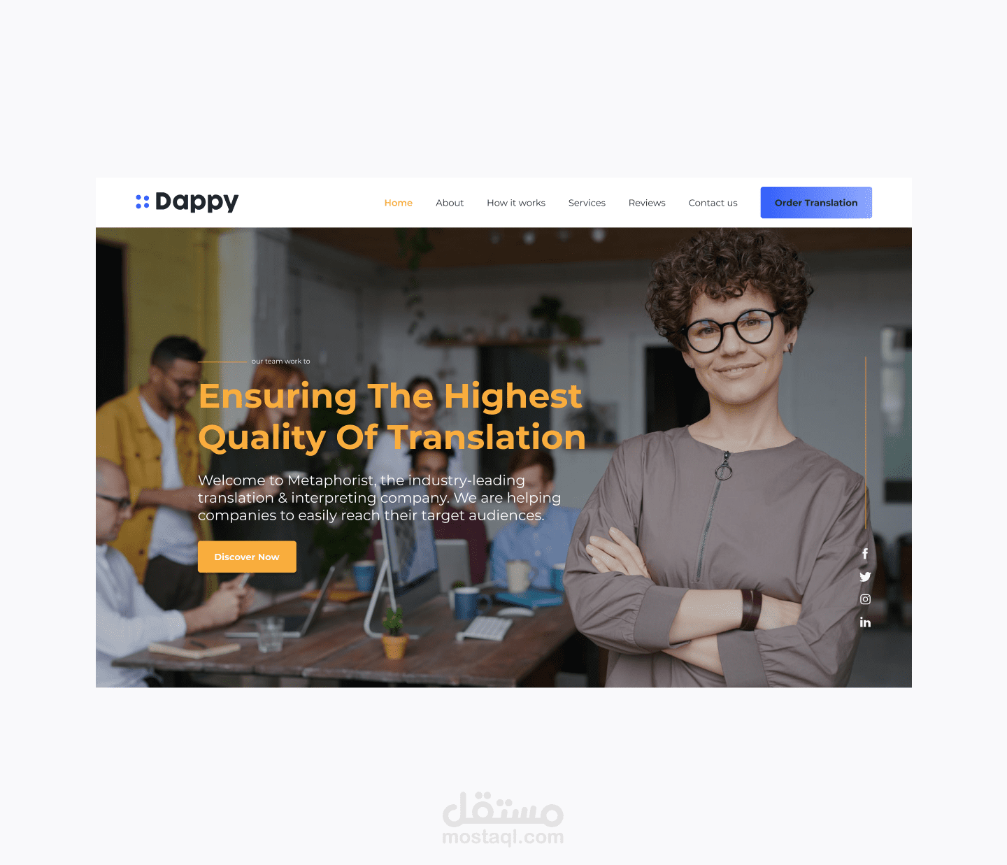 translation company website