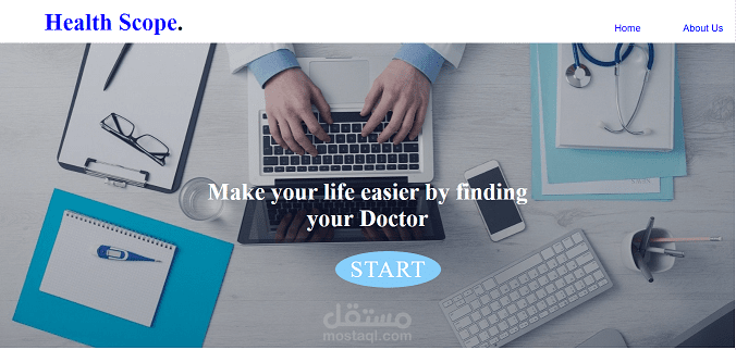 web site hospital managment system