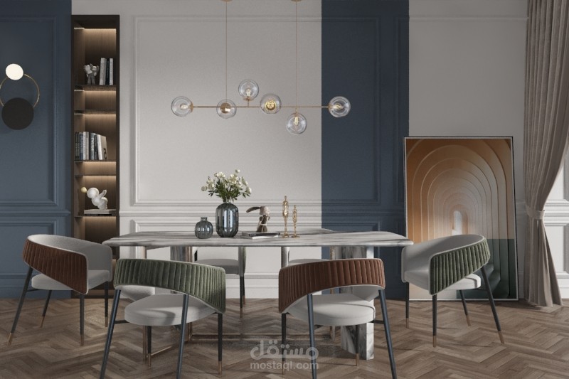 تصميم جناح  طاولة طعام