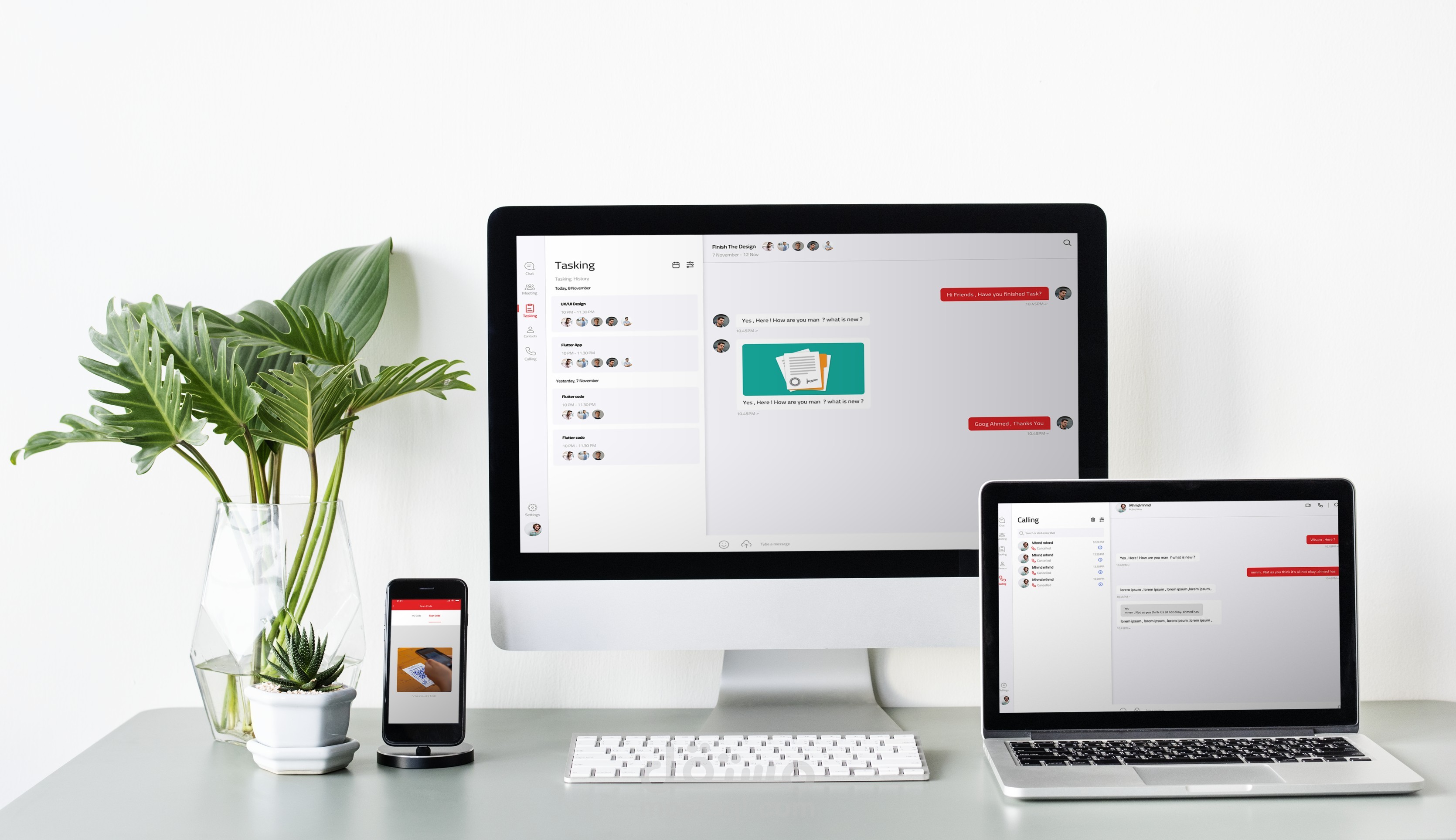 تطبيق فيلا ديسكتوب (الوضع الفاتح)