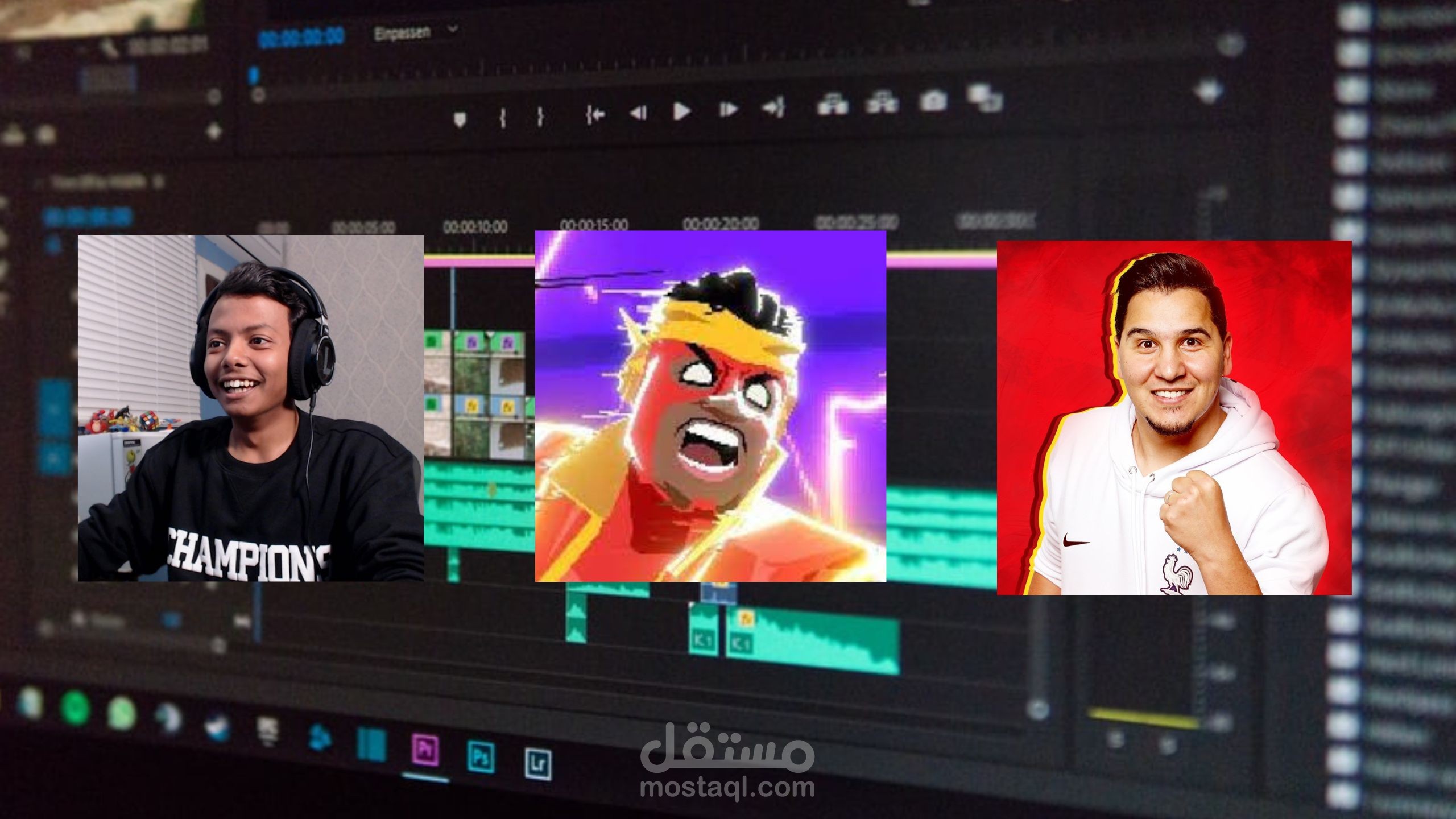 مونتاج فيديو احترافي مثل قنوات اليوتيوب الكبيرة