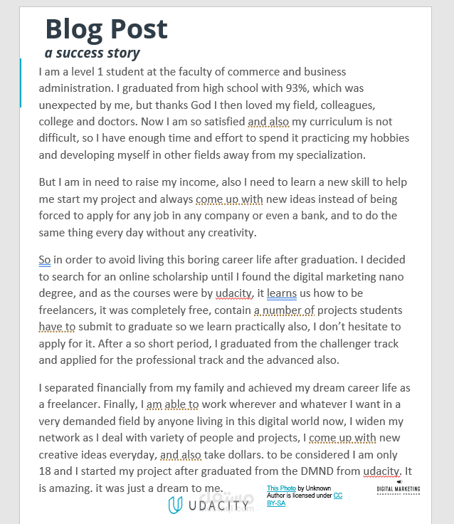 كتابة محتوي و انشاء بوستات علي فيسبوك و انستقرام