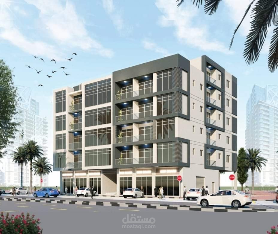 تصميم عمارة سكنية في الرياض