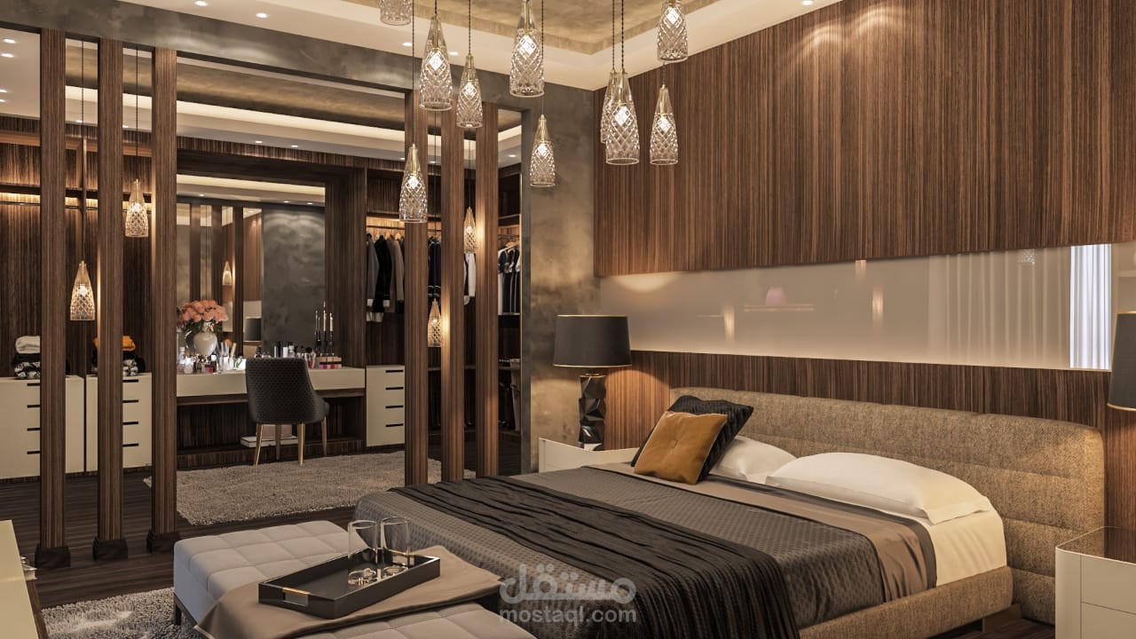 تصميم غرف نوم رئيسيه