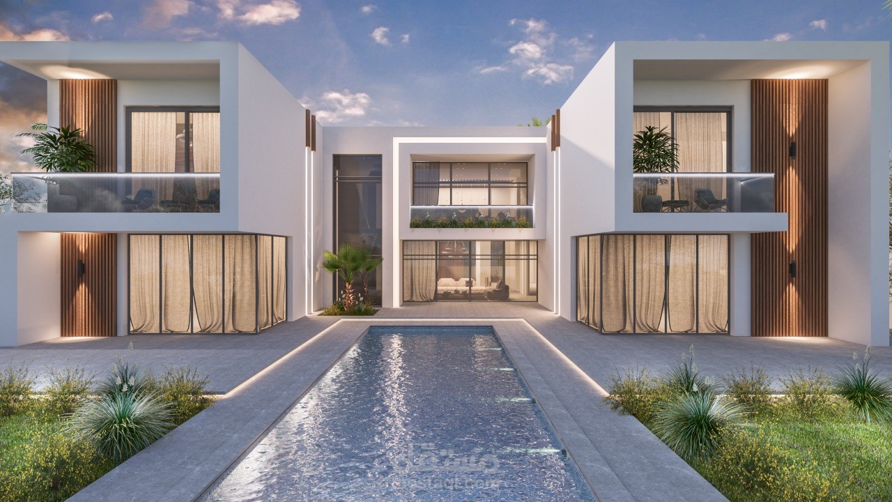 وجهة فيلا بحمام السباحه