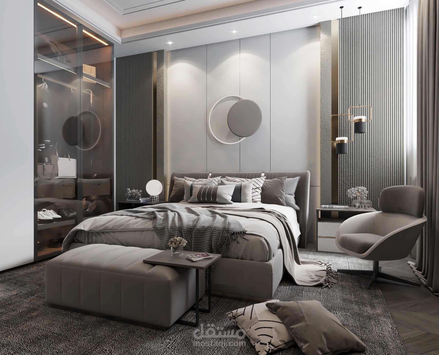 غرفة نوم موديرن