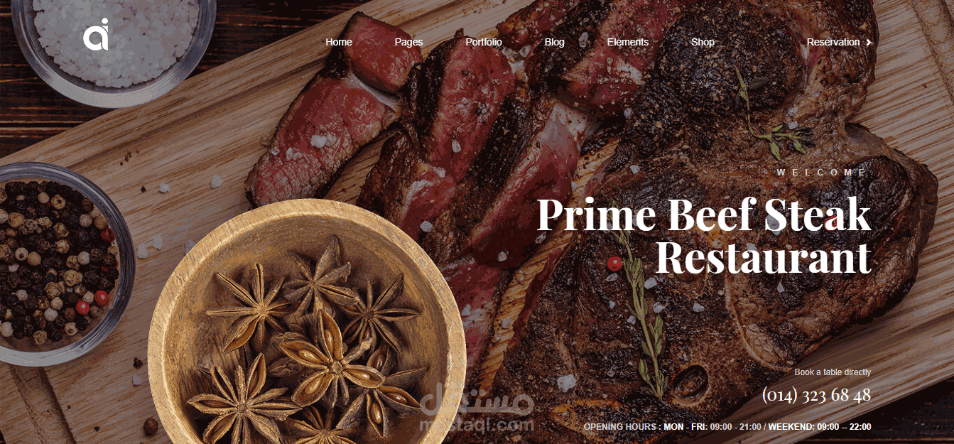 Restaurant Landing Page